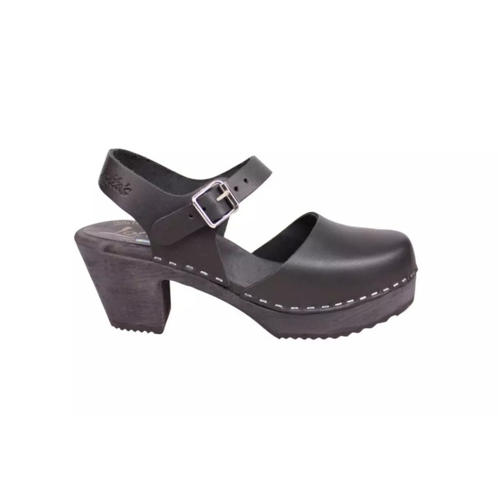 SOLD Lotta From Stockholm Black clogs